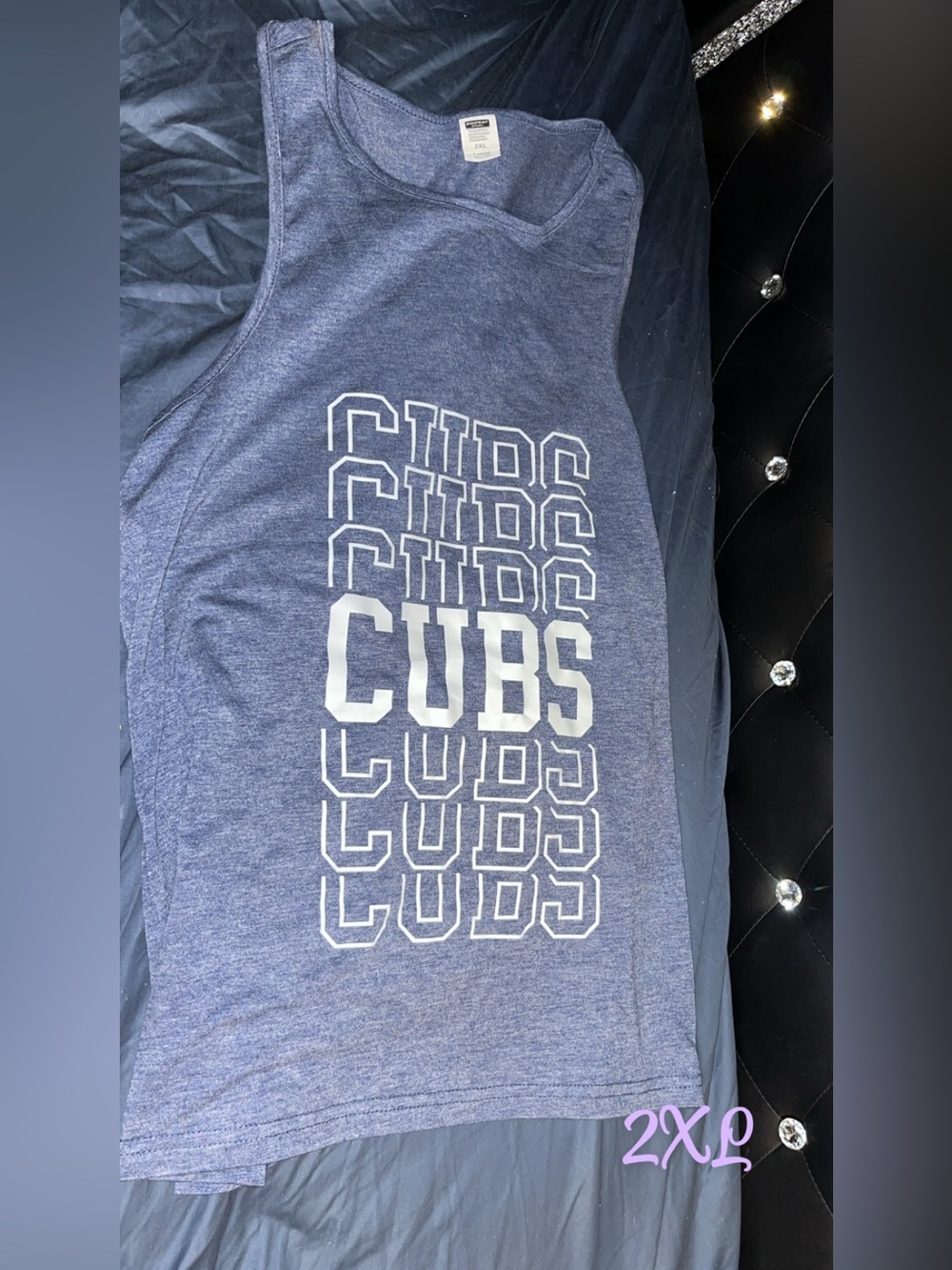 Cubs Graphic Tank Top - Blue